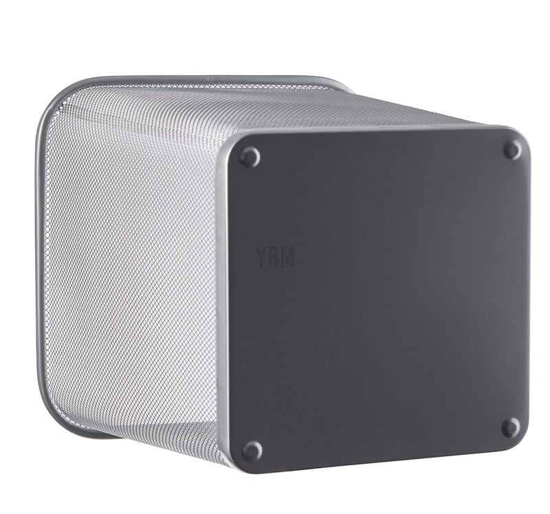 YBM HOME Mesh Wastebasket Trash Can for Home and Office Workspace, Metal Office Trash Can Square-Shaped, 5 Gallon - Image 4